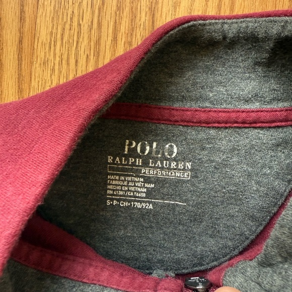 Mens Ralph Lauren Polo 1/4 zip pullover - Picture 3 of 3